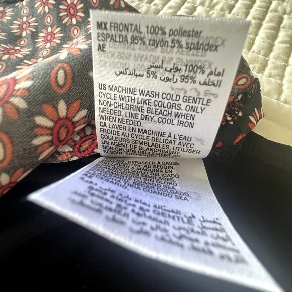 JM Collection Dolman Sleeve Top Multicolored Size XL - Picture 6 of 10